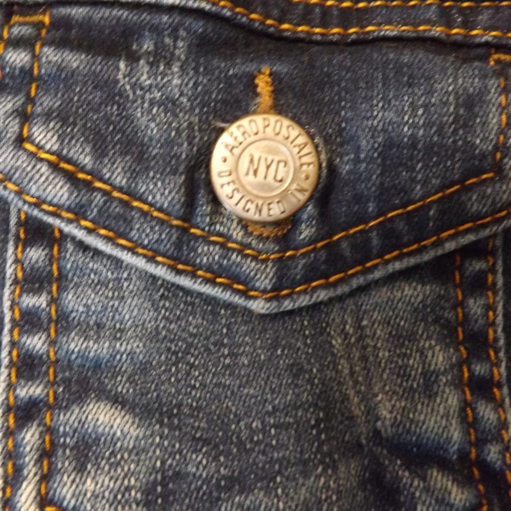 Aeropostale Jean Jacket- Women's XS - Picture 6 of 14